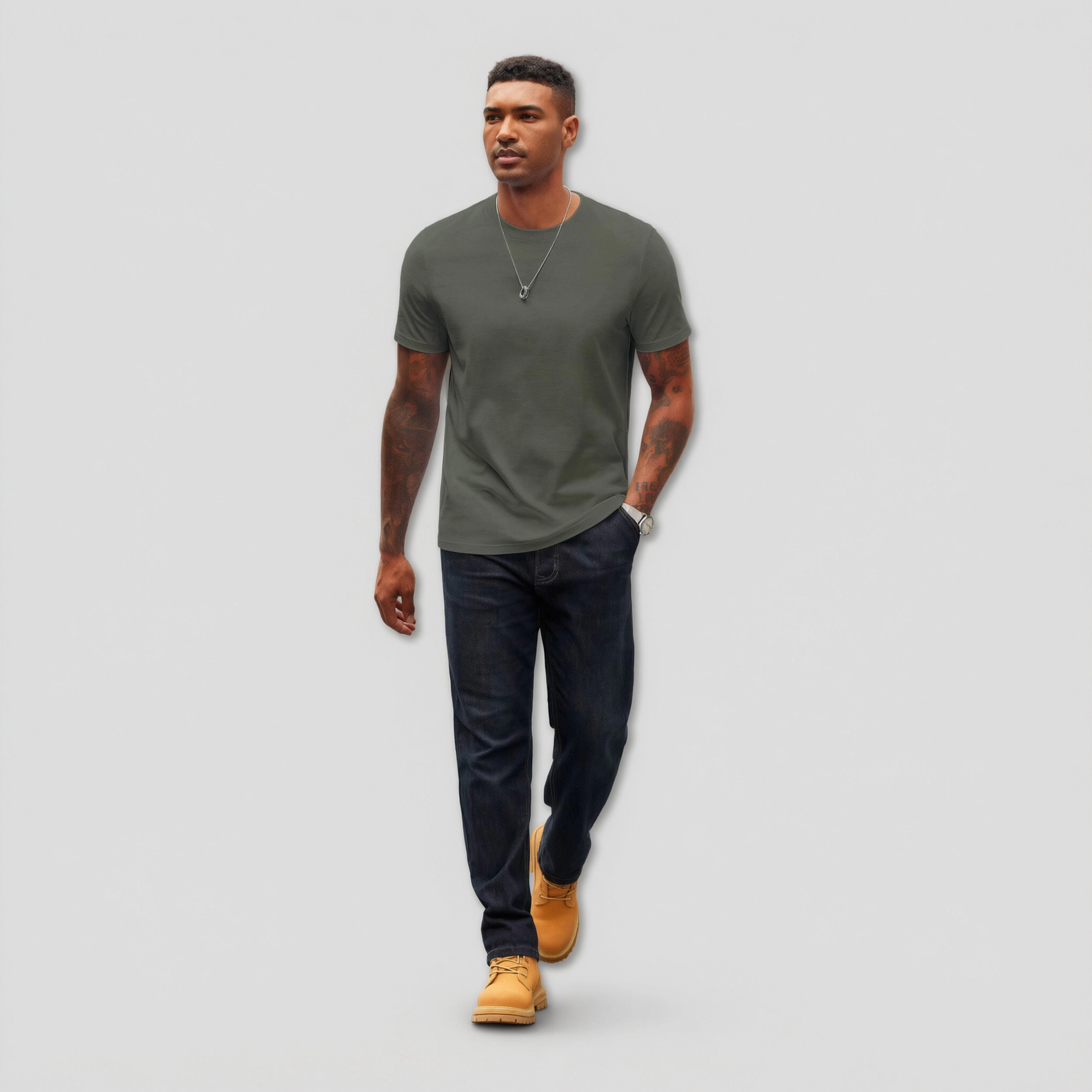 COOFANDY Men's Regular Fit Crew Neck Short Sleeve Casual T-Shirt