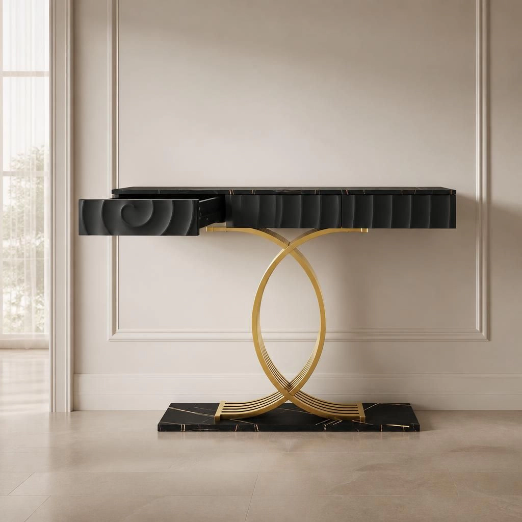 GOODSILO Narrow 47 Inch Long Entryway Console Table