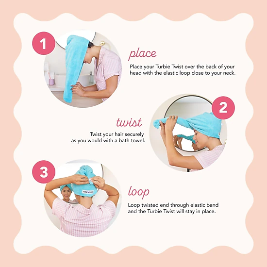 PIGFDK Microfiber Hair Towel Wrap Turban for Women