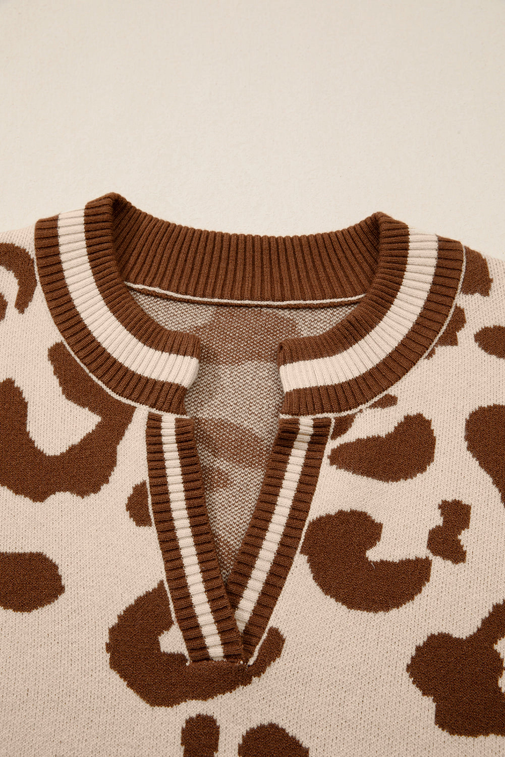 Threaded Pear Women's June Printed Knit Casual Sweater