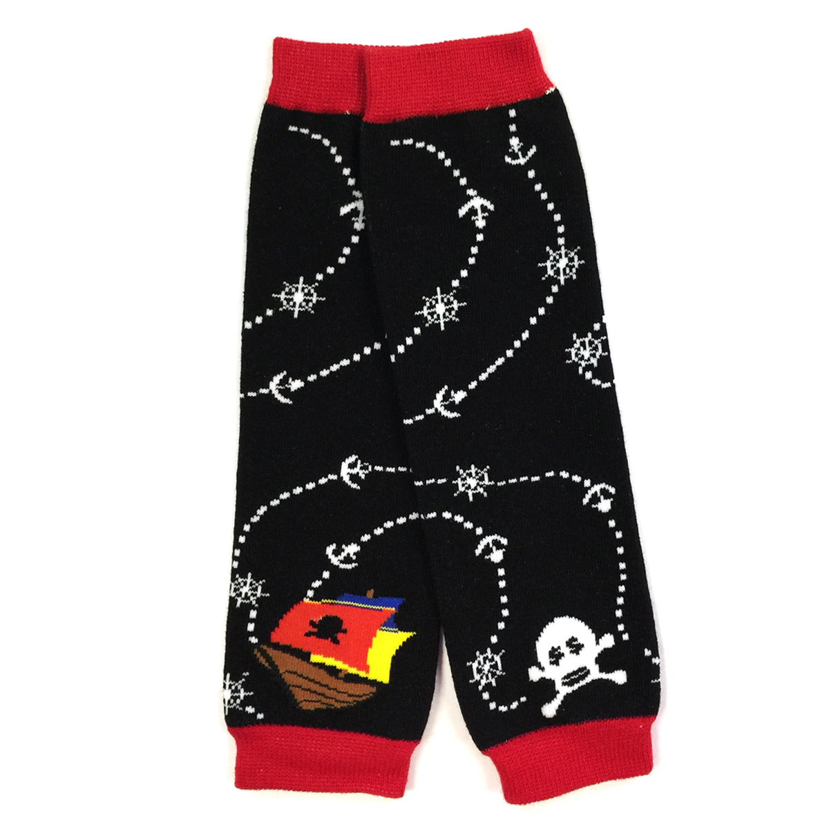 Wrapables Boys Pirates Baby Leg Warmers