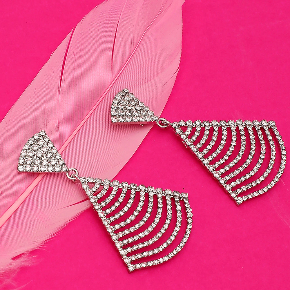 SOHI Women's Bling Drop Earrings