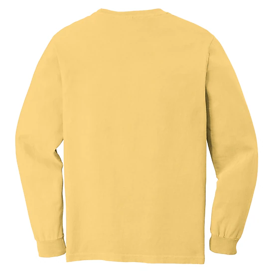 Simply Sage Market - Women's Garment Dyed Long Sleeve Graphic T-Shirt - Pumpkin Spice Club