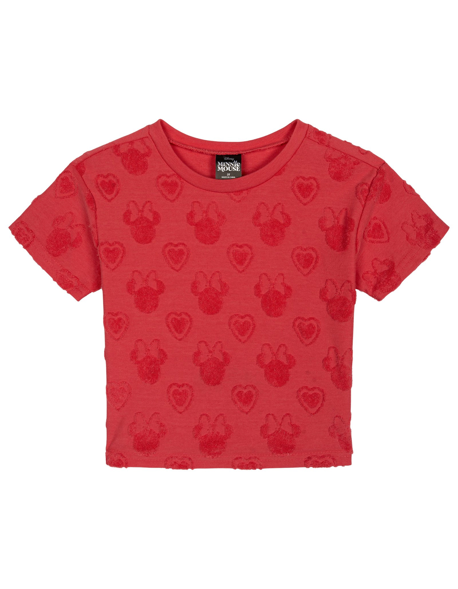 Disney Minnie Mouse Girls' Loop Terry T-Shirt and Shorts Set