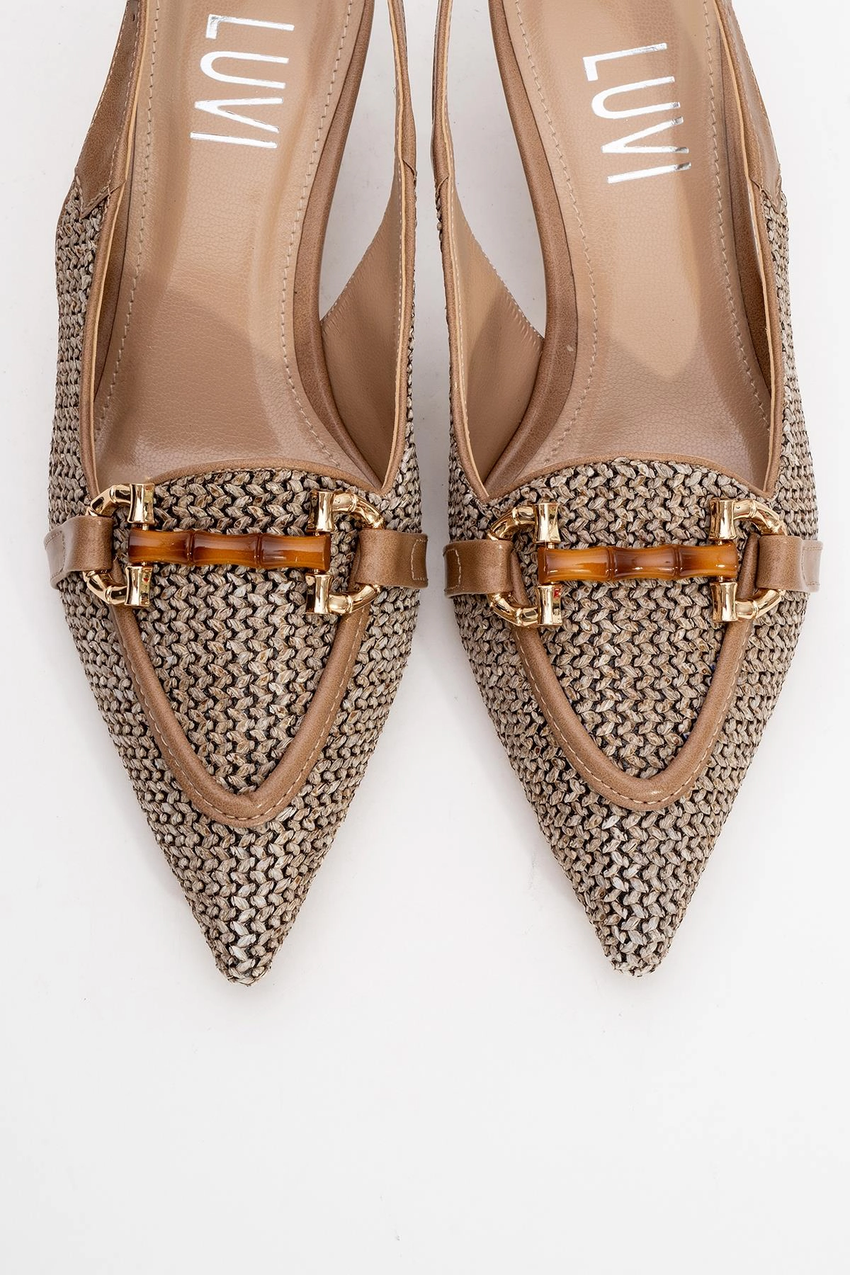 Prologue Shoes Womens Osca Pointed Toe Buckled Slingback Pump