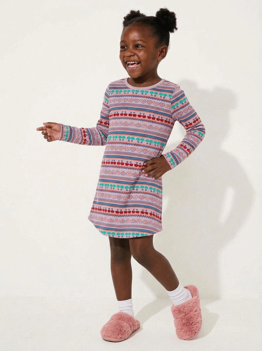 Rockets of Awesome Fairisle Sleep Dress for Girls