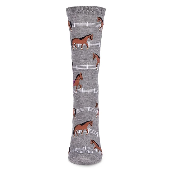 Memoi Women's Show Pony Bamboo Blend Crew Socks - JCPenney