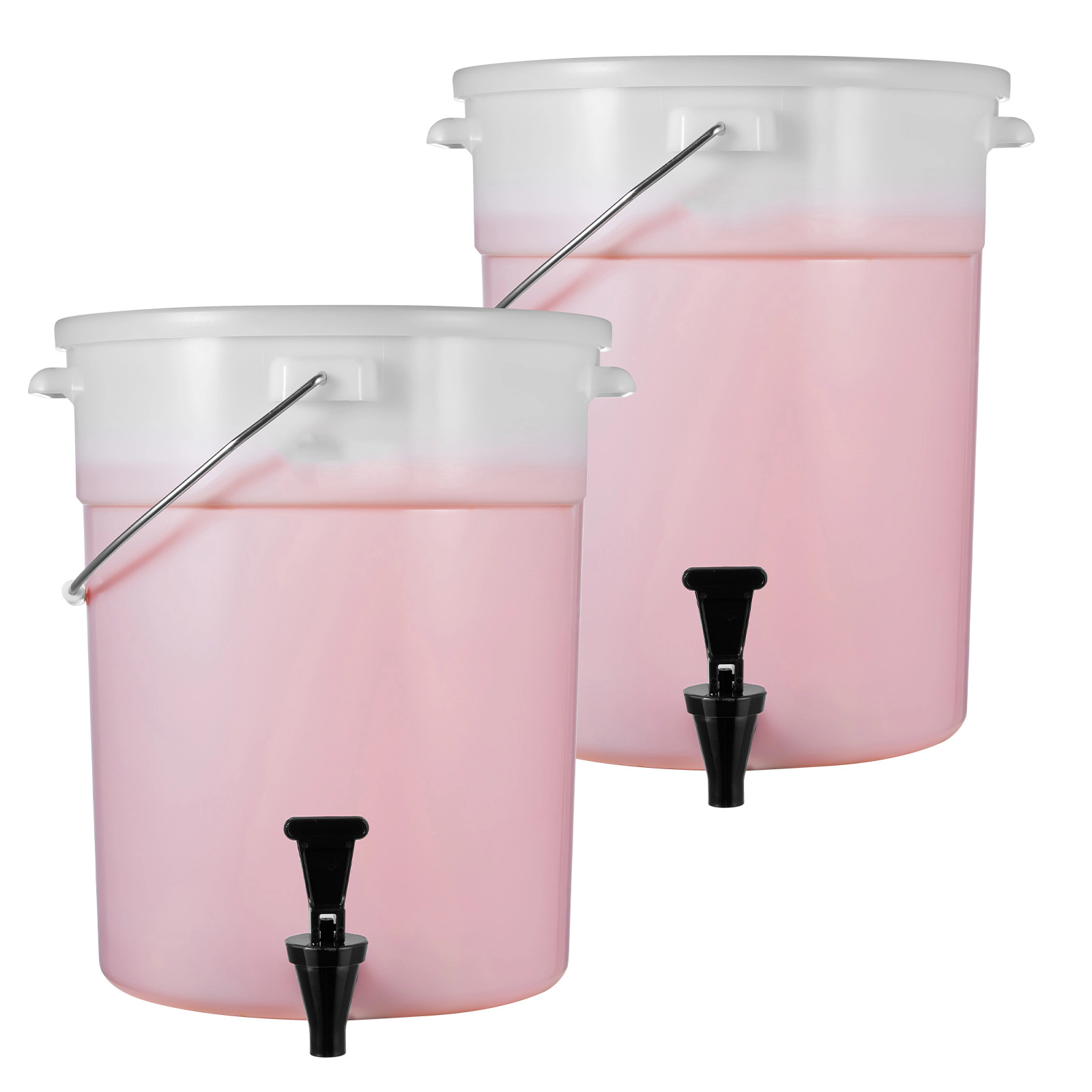 HONGGE Beverage Dispenser, Drink Dispenser for Parties, Juice with Spigot, Iced Tea Lemonade