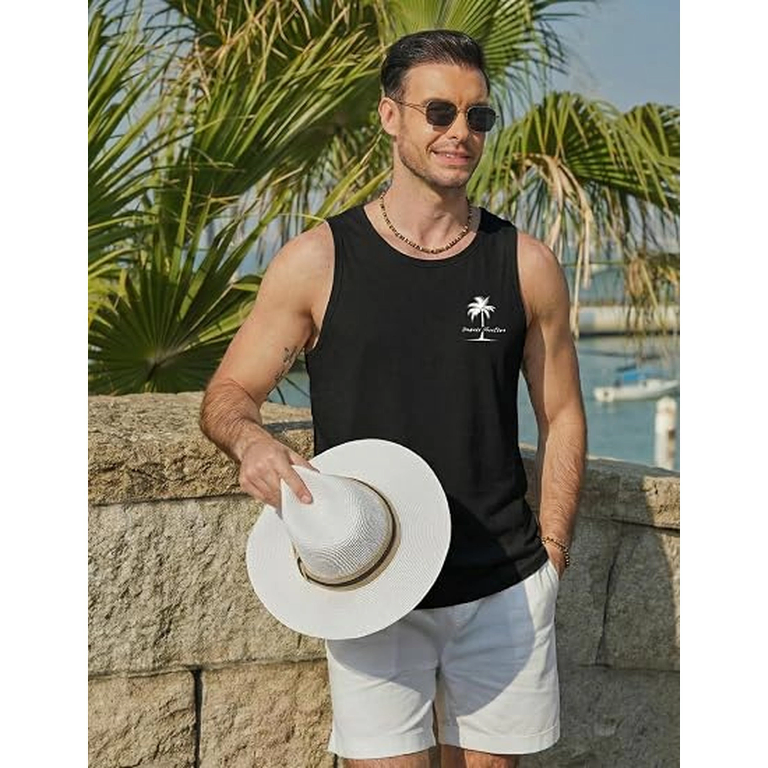 COOFANDY Men's Athletic Fit Sleeveless Tank Top