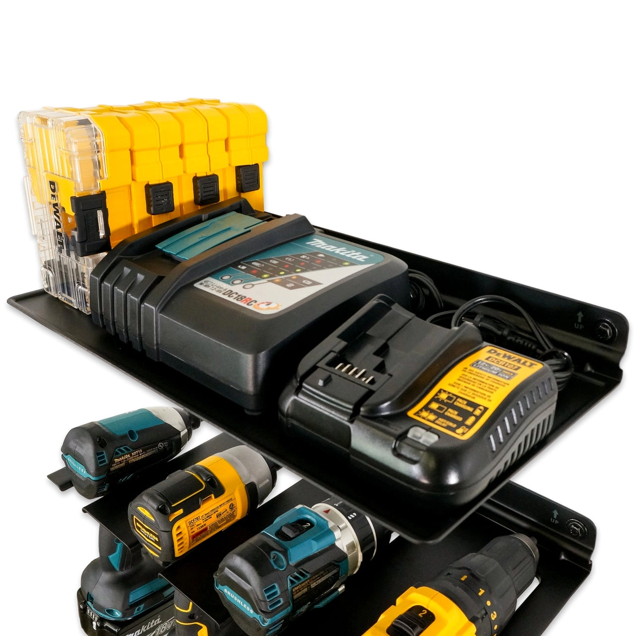 StoreYour E-Drill Power Tool Organizer with Shelf