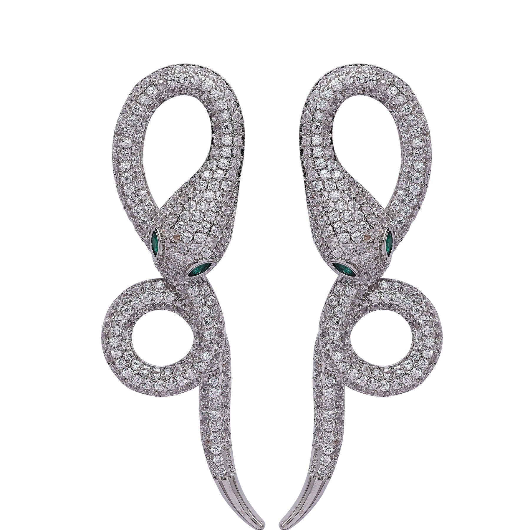 AGP PARIS Womens Diva Serpent Drop Earrings