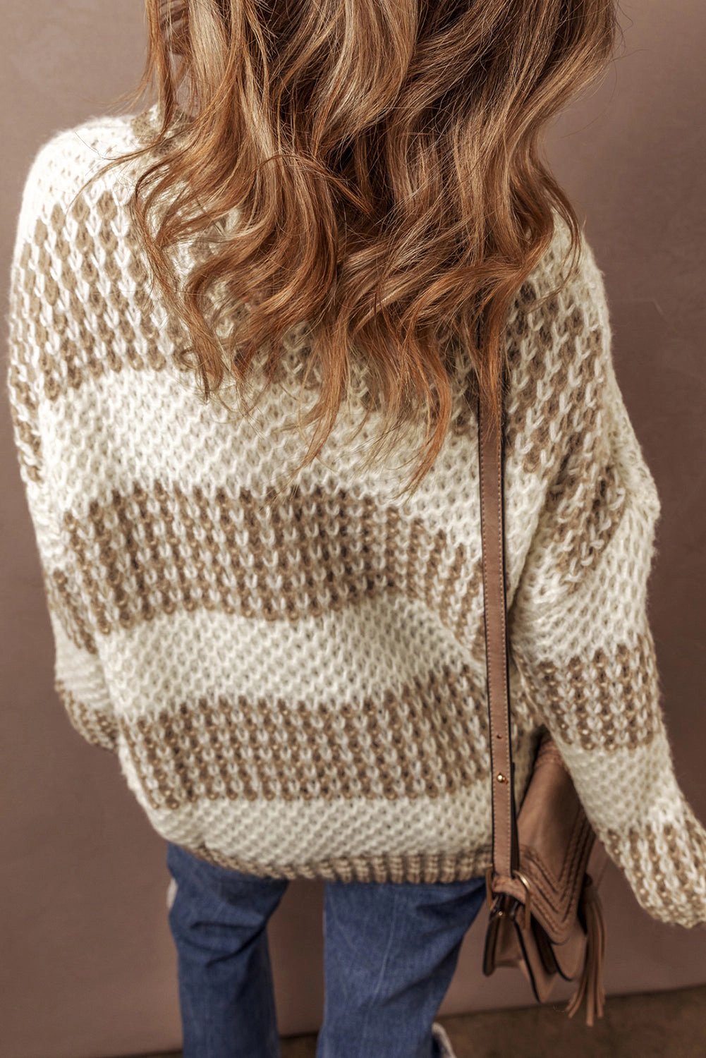 Threaded Pear Women's Saylor Round Neck Loose Sweater