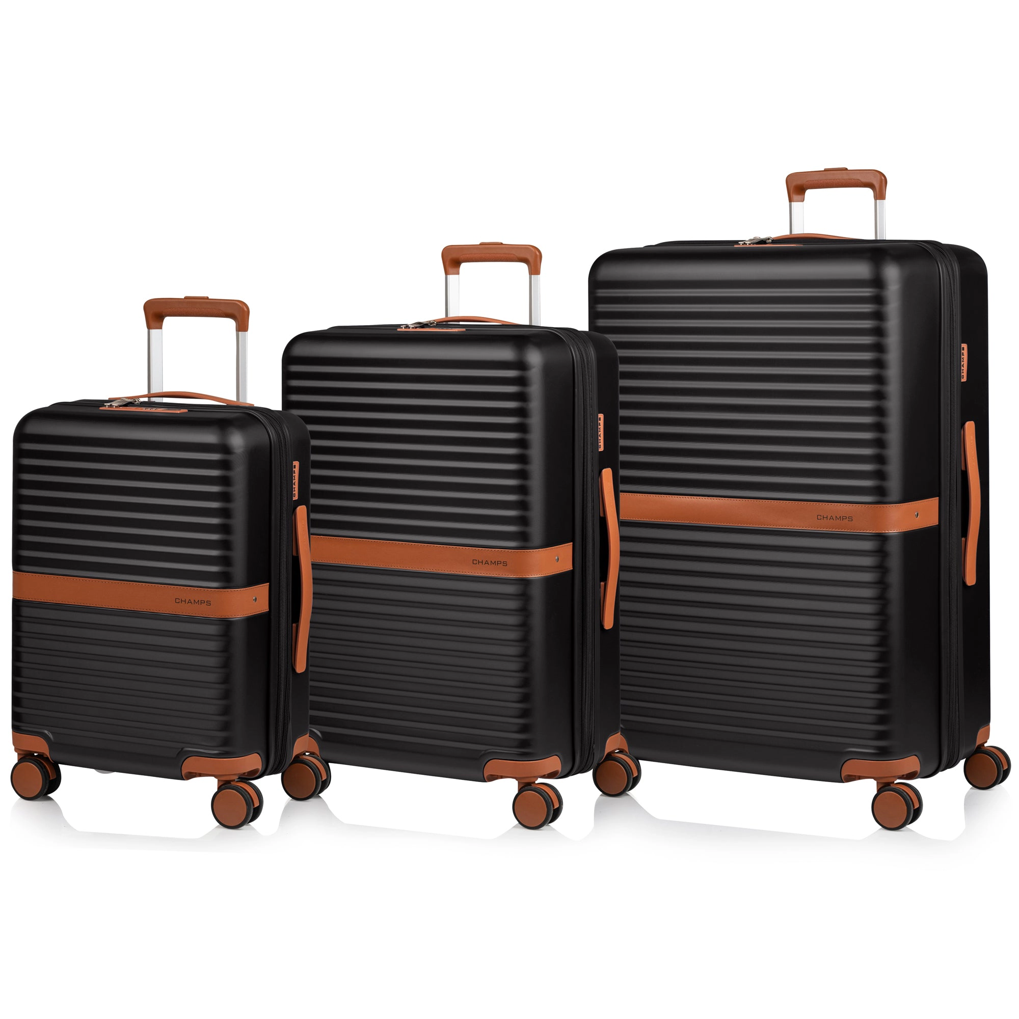 CHAMPS Vintage II Collection 3-piece Hardside Luggage Set