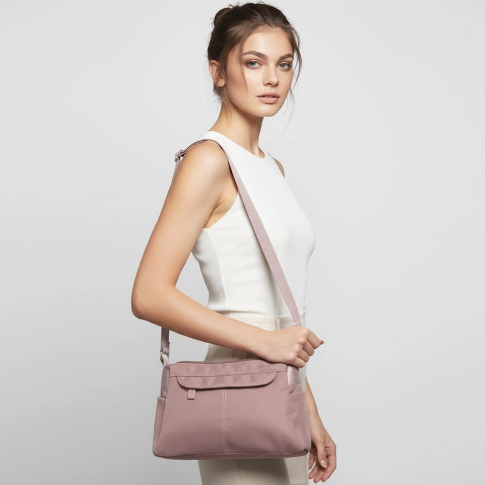 FASHNZFAB Solid Multi Pocket Crossbody Bag
