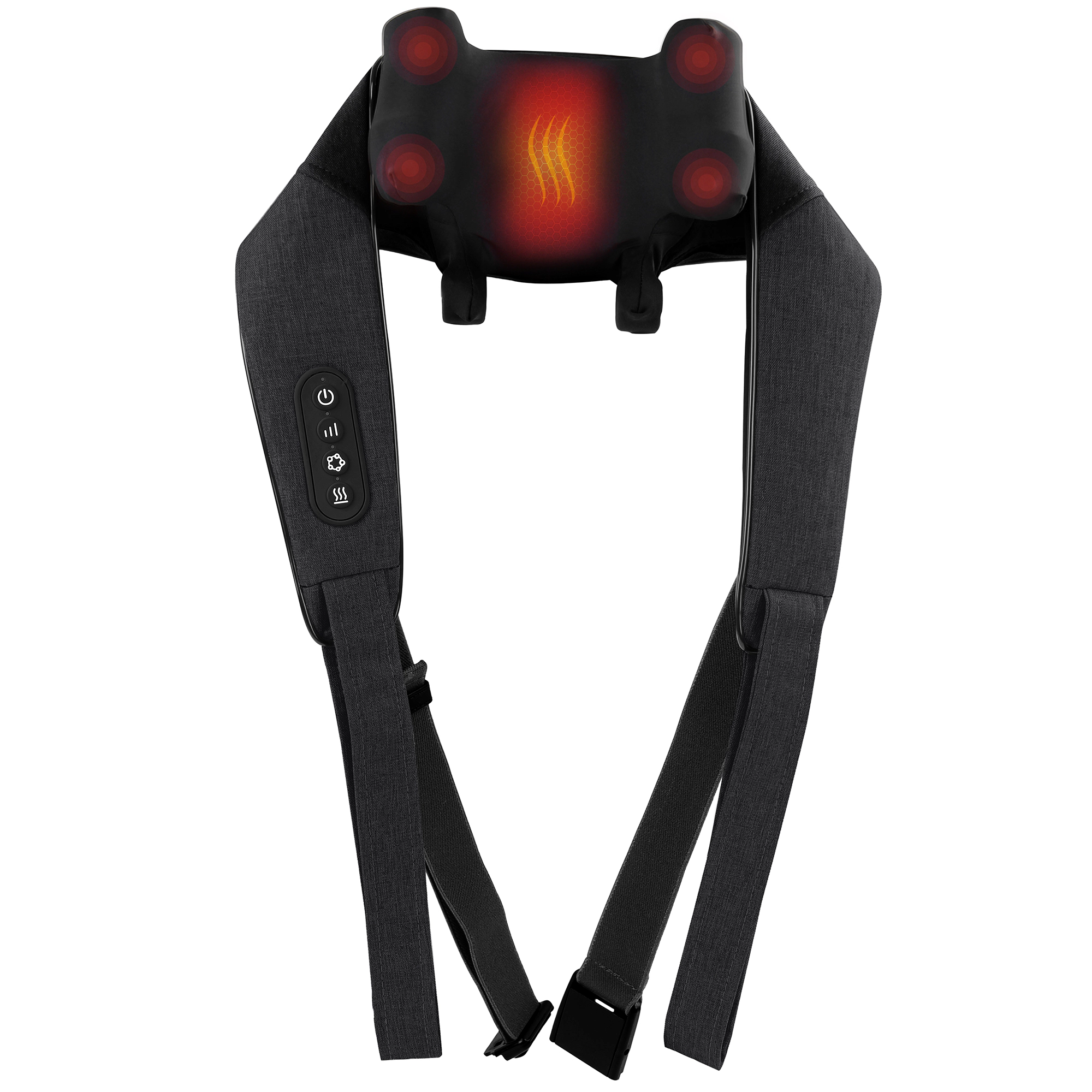 Miko Wave Heated Neck & Back Massager with Heat, Cordless and Hands-Free