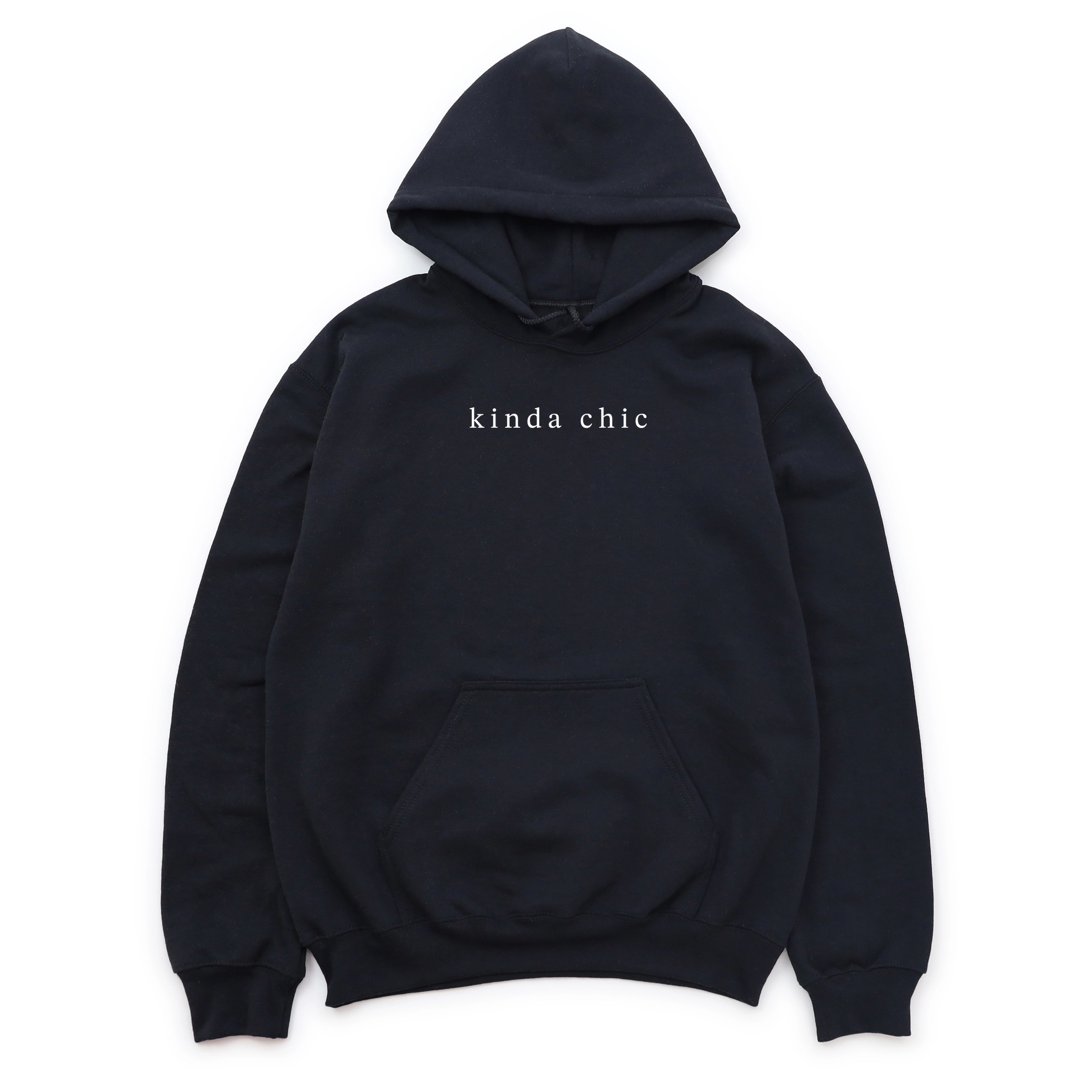 Simply Sage Market - Women's Graphic Hoodie Kinda Chic Typewriter