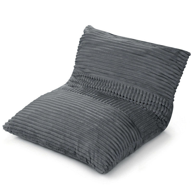 Hivvago 3-In-1 Large Bean Bag Chair With Comfy Corduroy Fabric