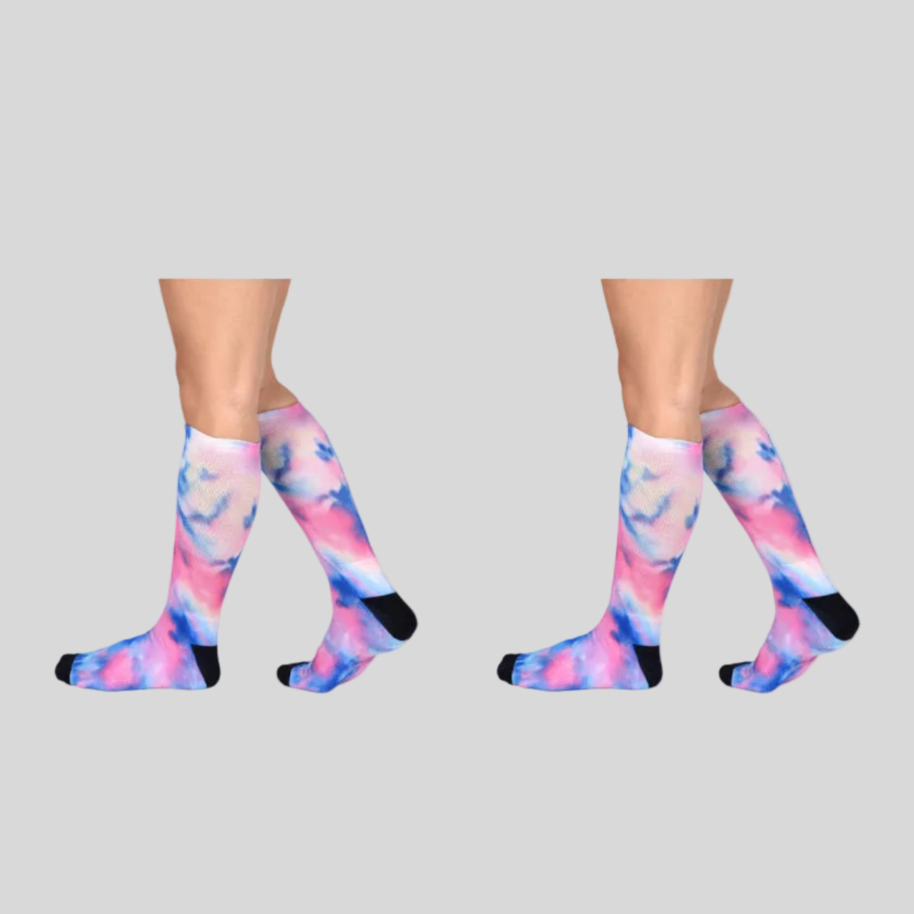 Wear Sierra Men's CoolMax Knee-High 2 Pair Pack Socks