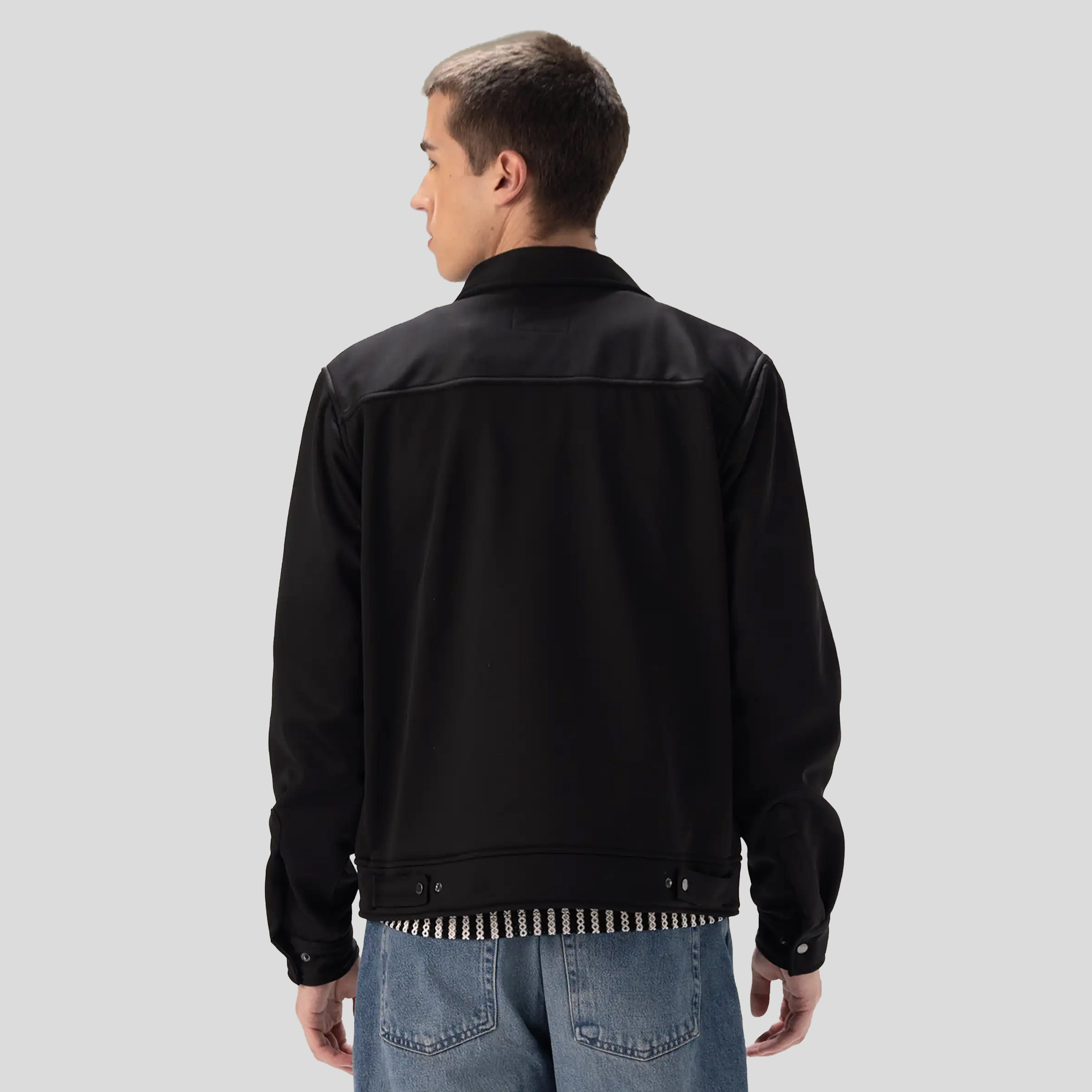 Members Only Men's Soft Shell Shirt Jacket