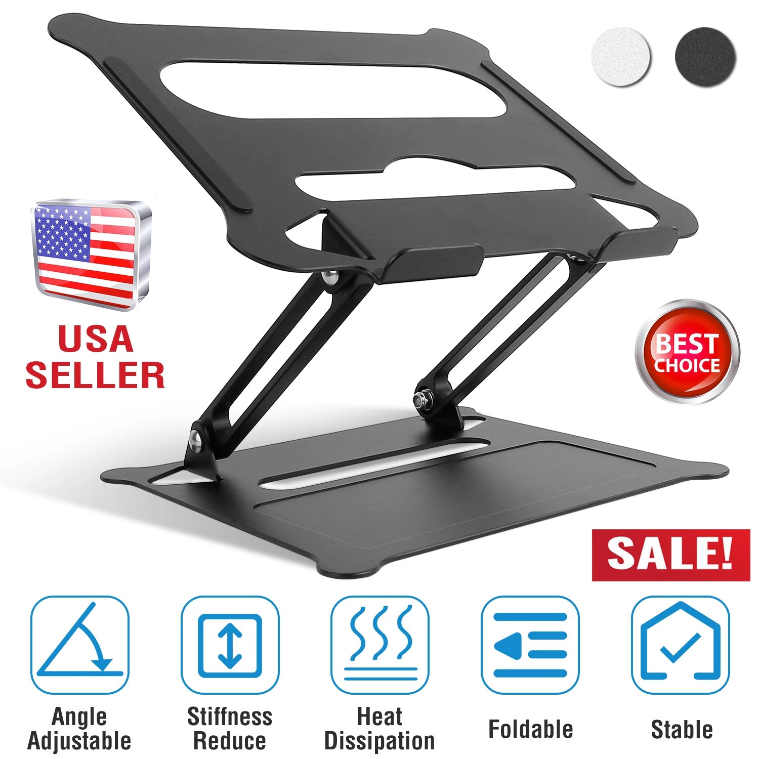 GBruno Adjustable Aluminum Laptop Stand