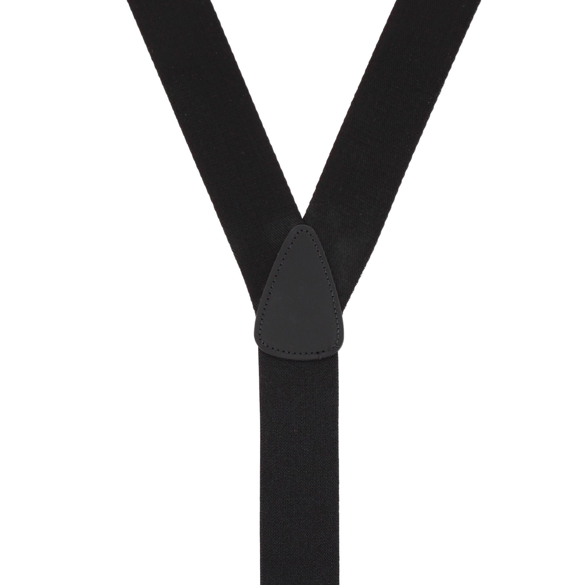 CTM® Men's 1.5 Inch Silky Feel Manhattan Clip End Suspenders