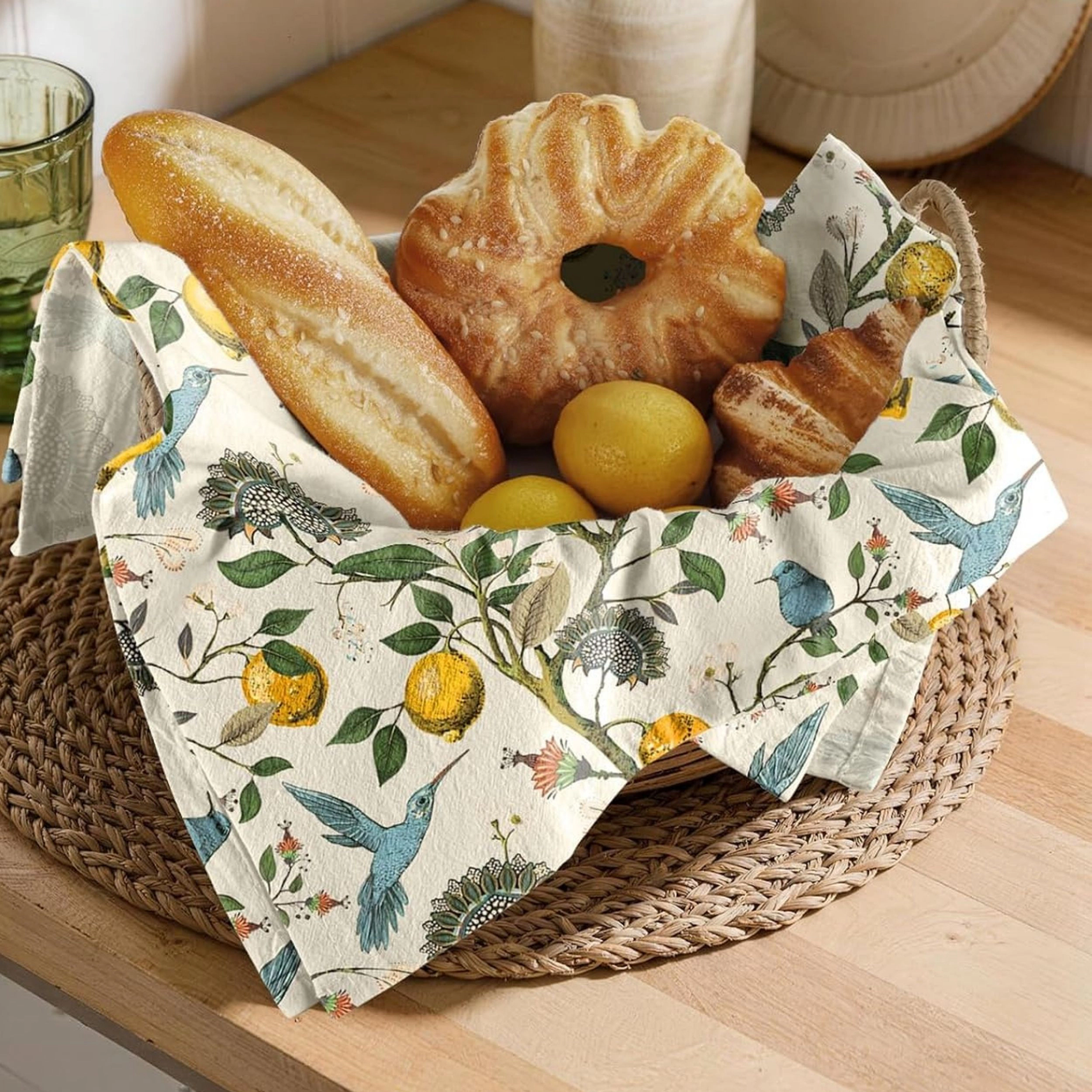 Stock Preferred Pack of 2 18x26 Inch Cotton Flour Sack Kitchen Towels 150 GSM
