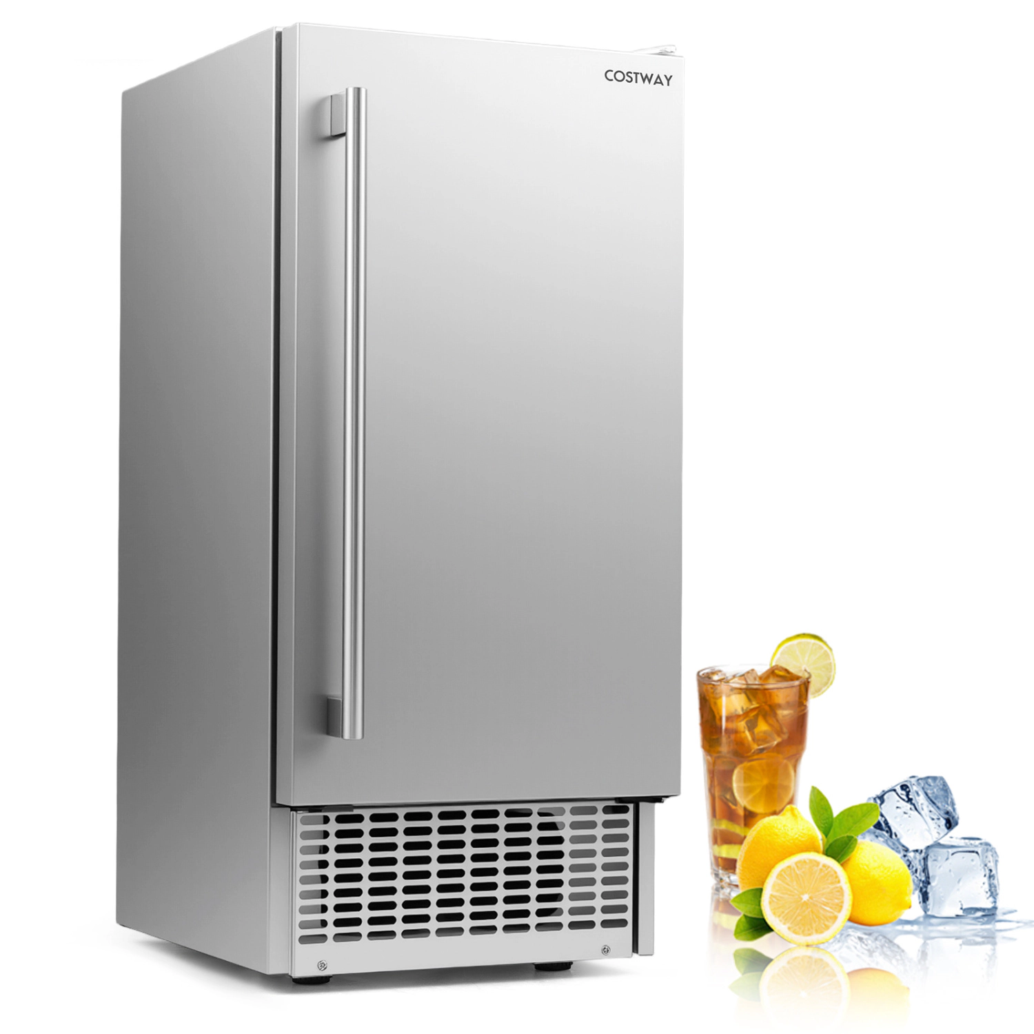 LJG Commercial Under Counter Ice Maker 90 lbs/Day W Built-in