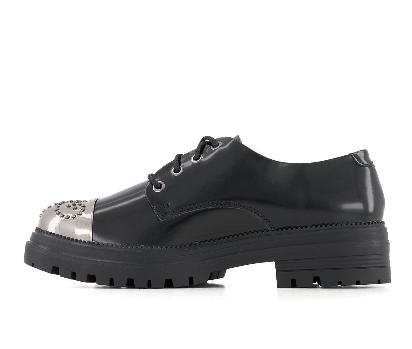 Andrea Womens Metal Toe Patent Oxfordss