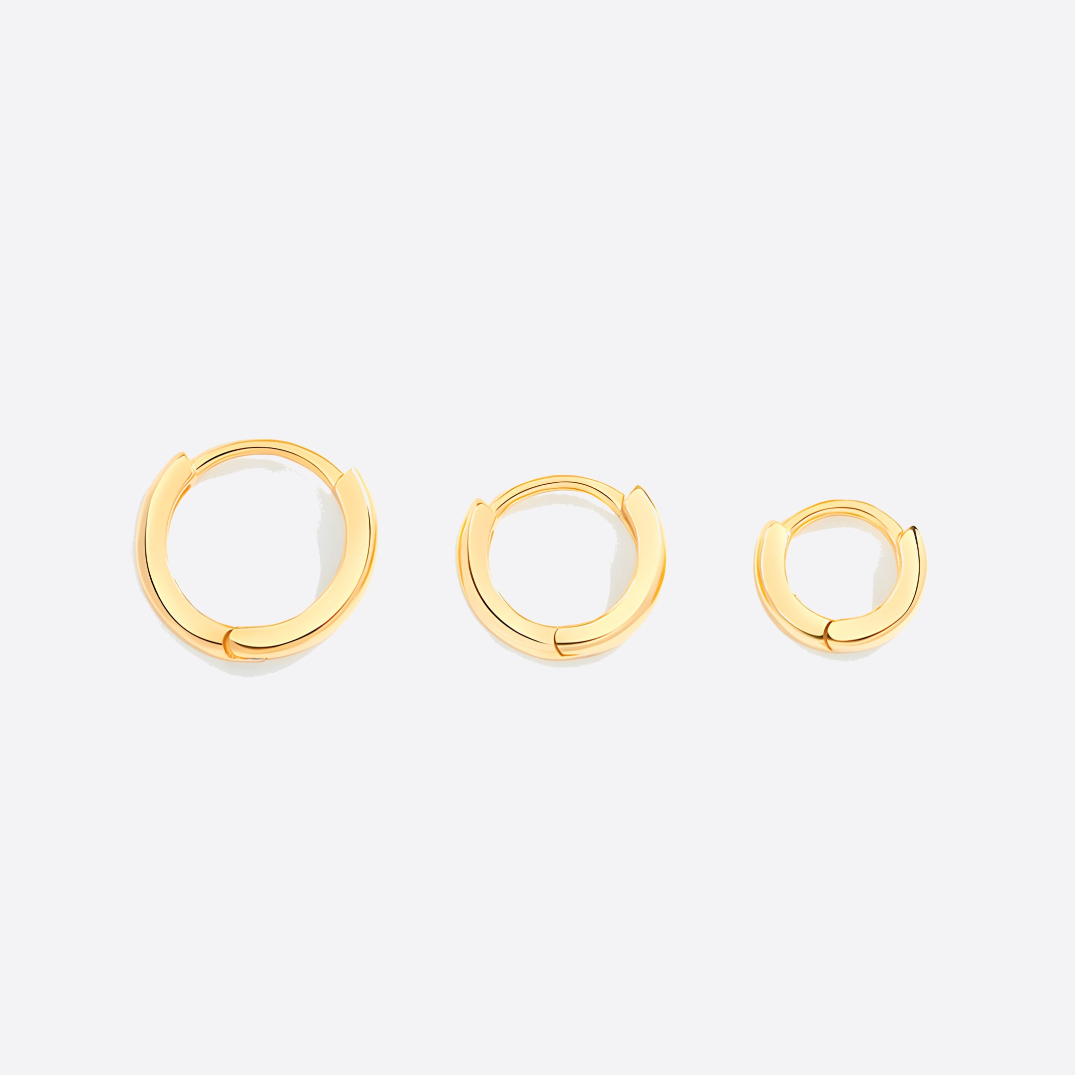Mint & Lily Women's Dainty Huggie Hoop Earrings