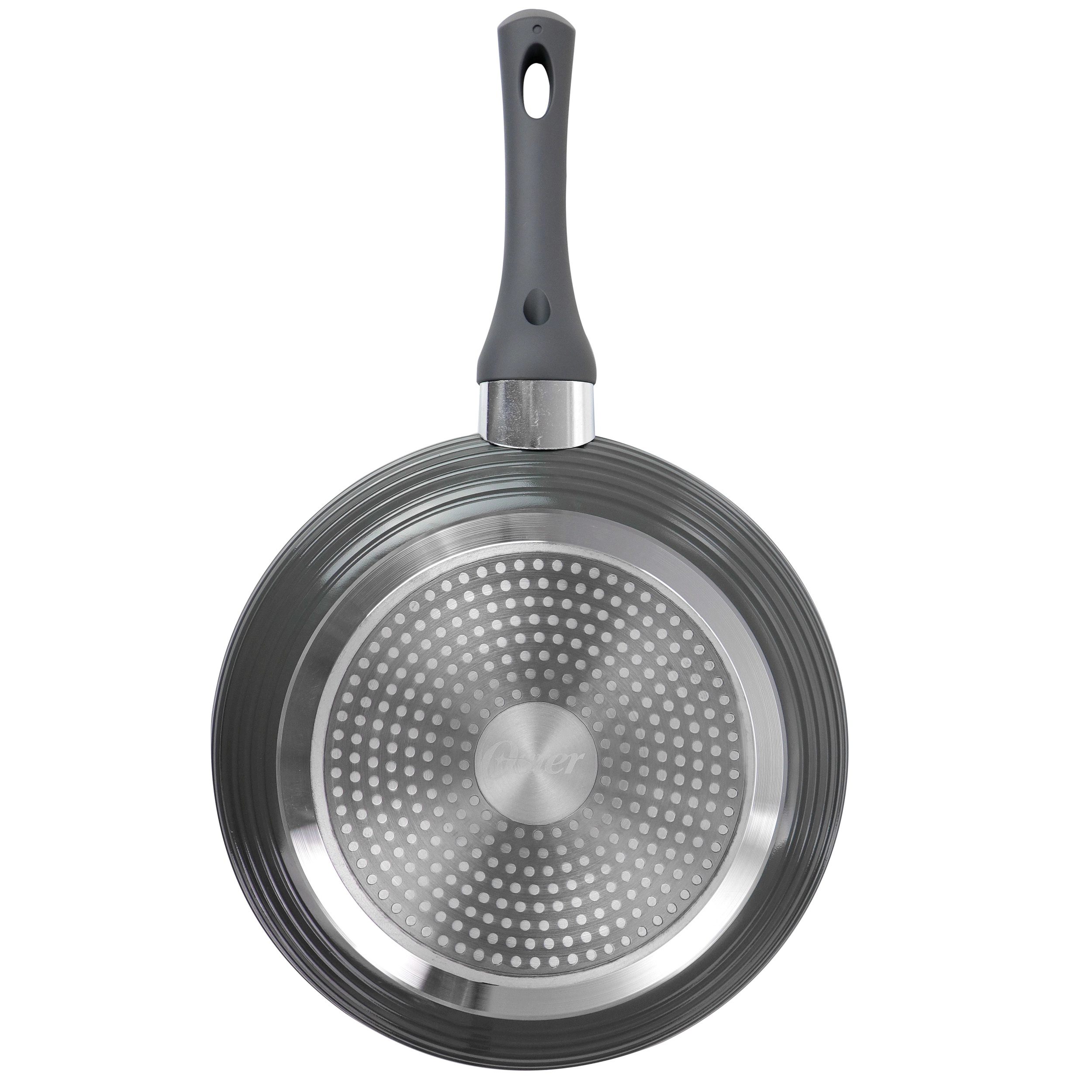 Oster Ridge Valley 10 Inch Aluminum Nonstick Frying Pan in Grey