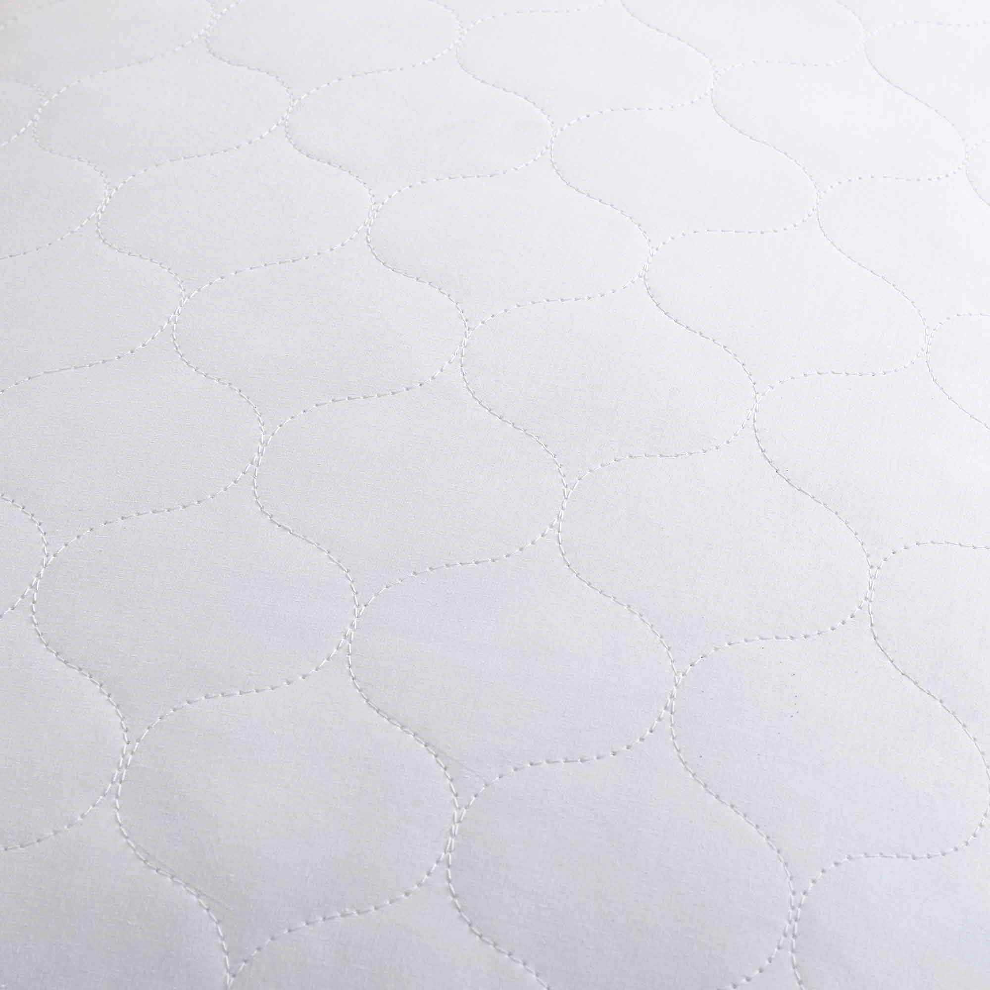 PeaceNest Quilted Goose Feather Bed Pillows with Soft Shell,Set of 2