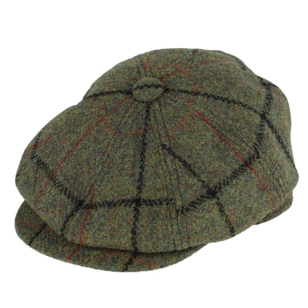 Epoch Hats Company Men's Berteil Wool Tweed Newsboy Cap