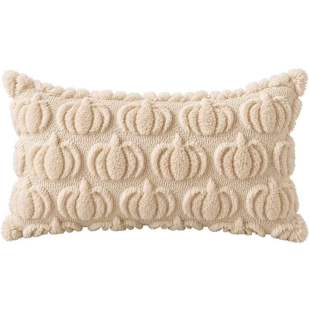 ACPJR Fall Pumpkin Throw Pillow Covers Set of 2, 18x18 Inch, Orange