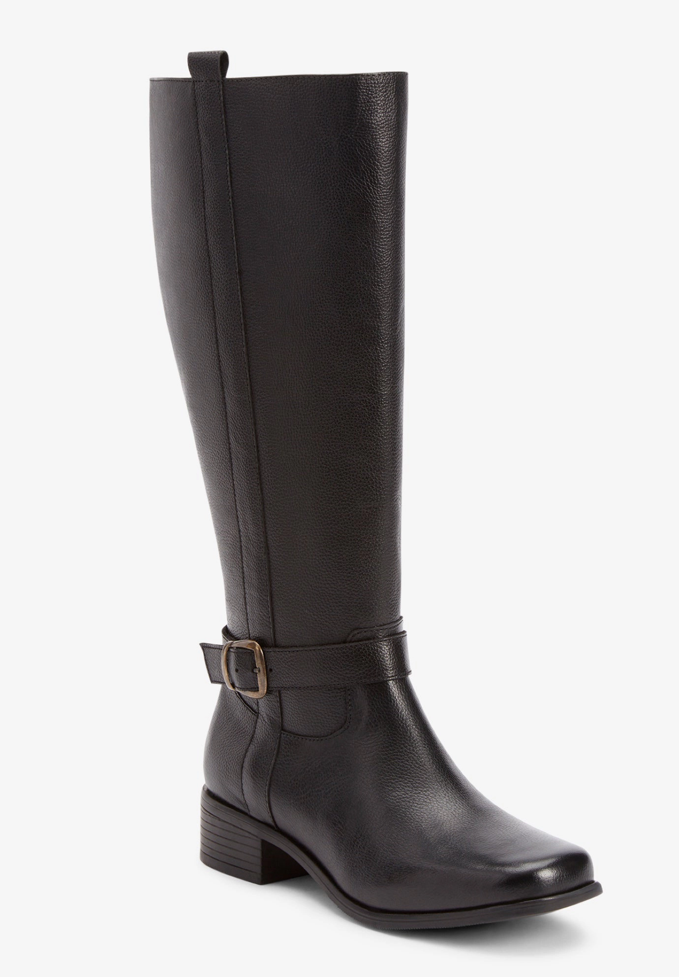 Comfortview Women's The Donna Tall Wide Calf Leather Boot