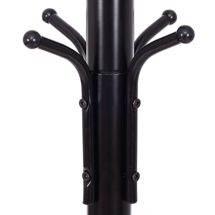 Hivvago 12-Hook Metal Coat Rack for Entryway
