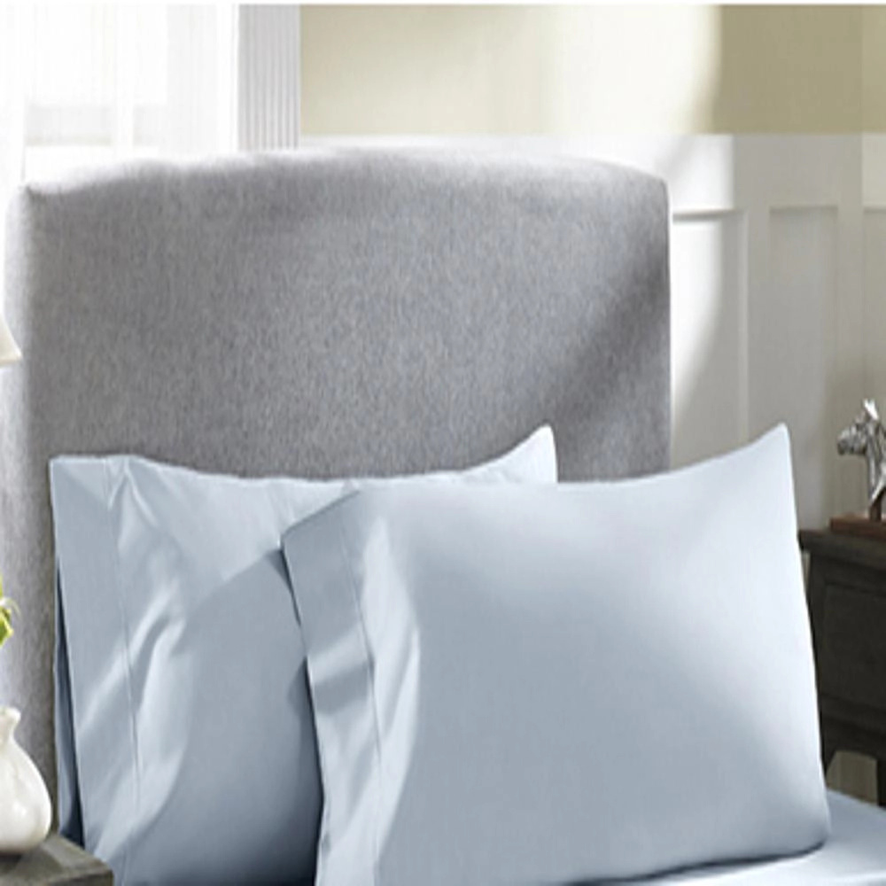 Perthshire Platinum Concepts 800 Thread Count Solid Sateen Sheet 4 Piece Set Queen Lite Blue