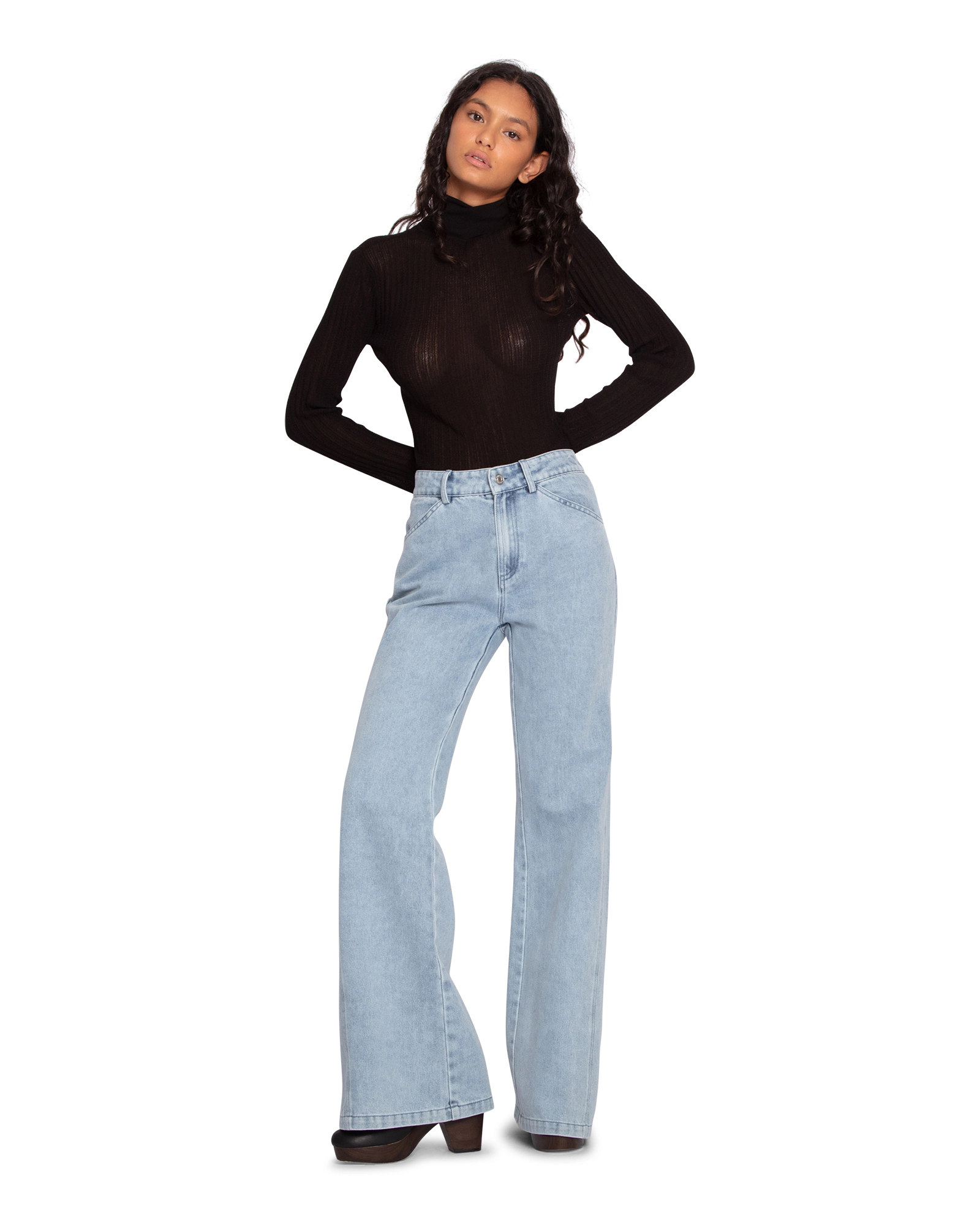 Belle & Bloom Womens Brooklyn Knitted Turtleneck