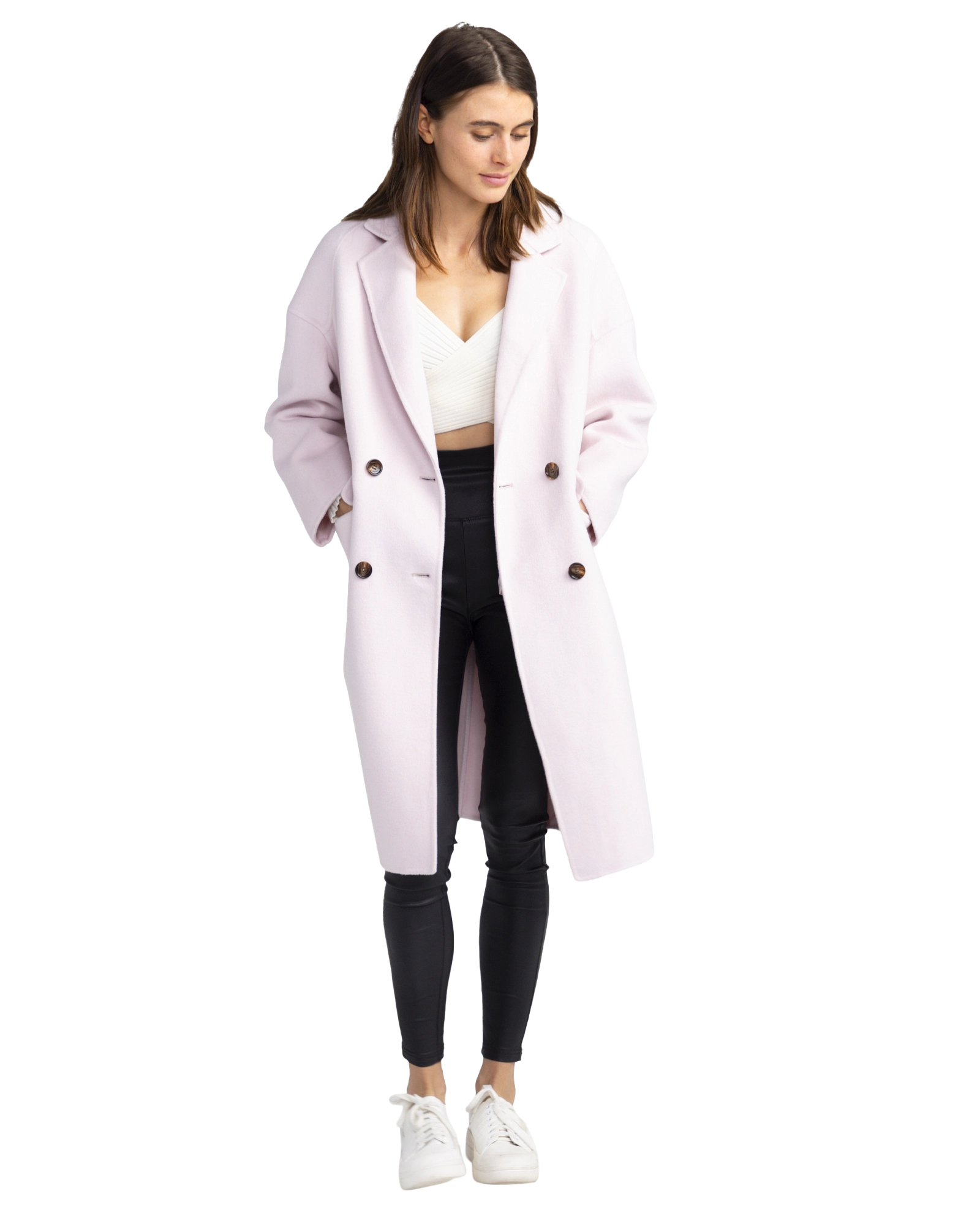 Belle & Bloom Womens Amnesia Wool Blend Oversized Coat