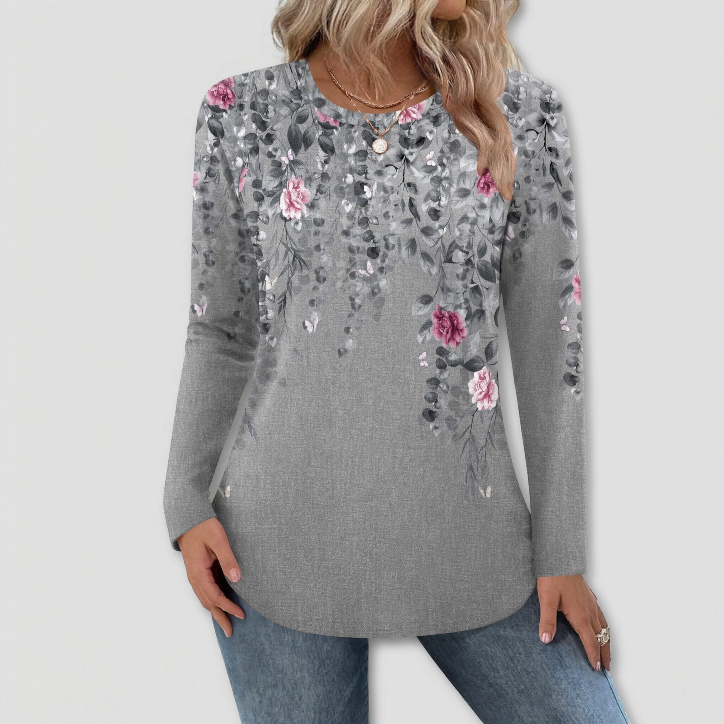 Zeagoo Women Boho Long Sleeve Blouse