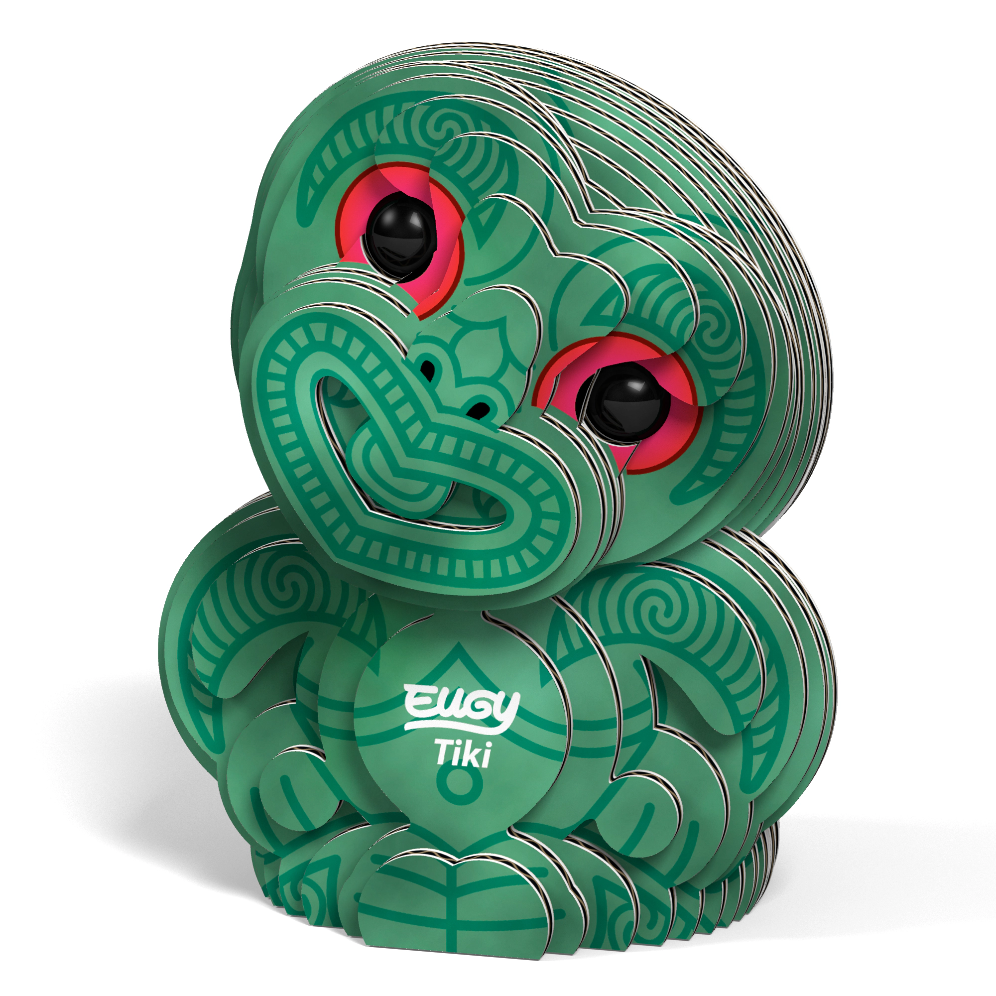EUGY Tiki 3D Puzzle - contains 24 puzzle pieces