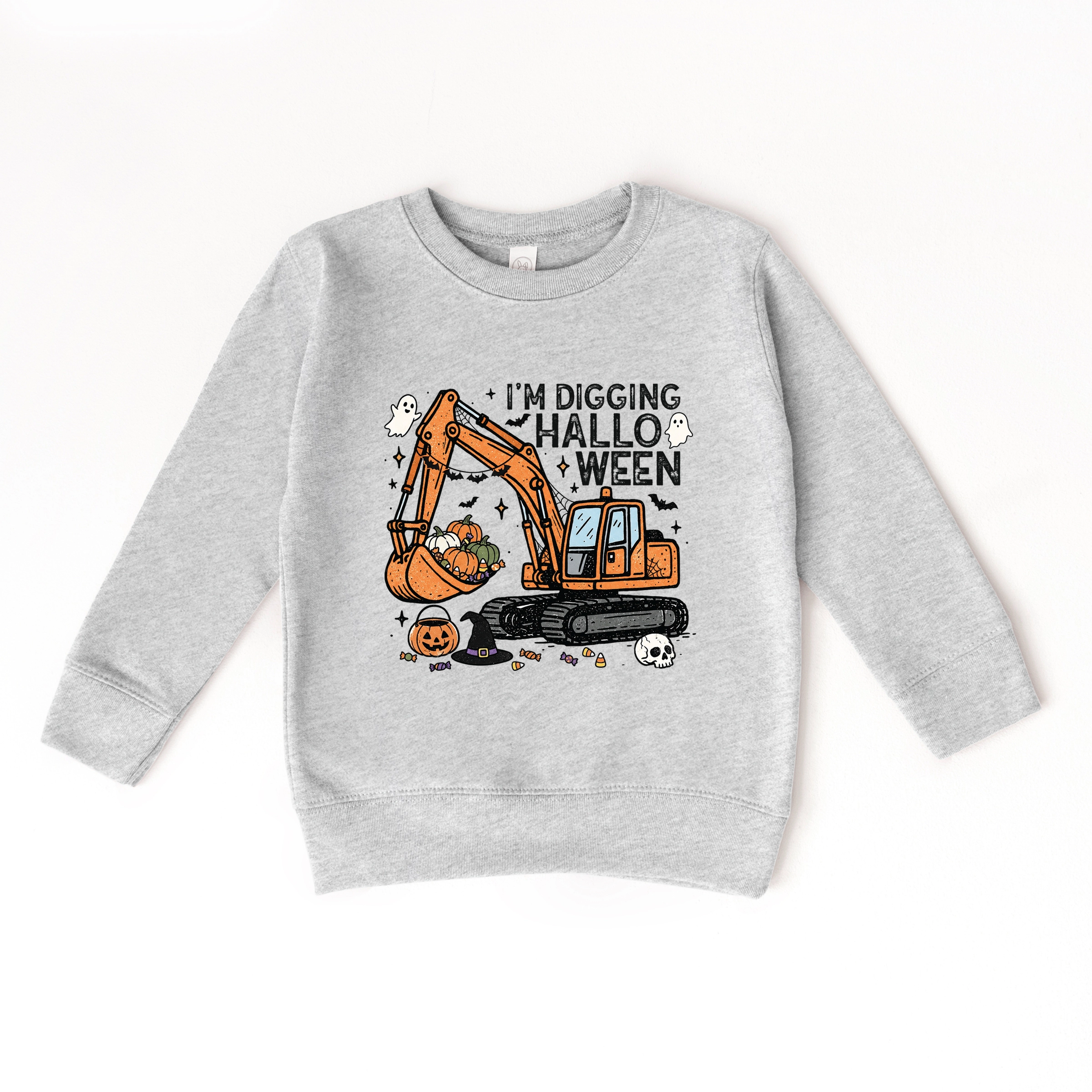 The Juniper Shop - Toddler Graphic Sweatshirt I'm Digging Halloween