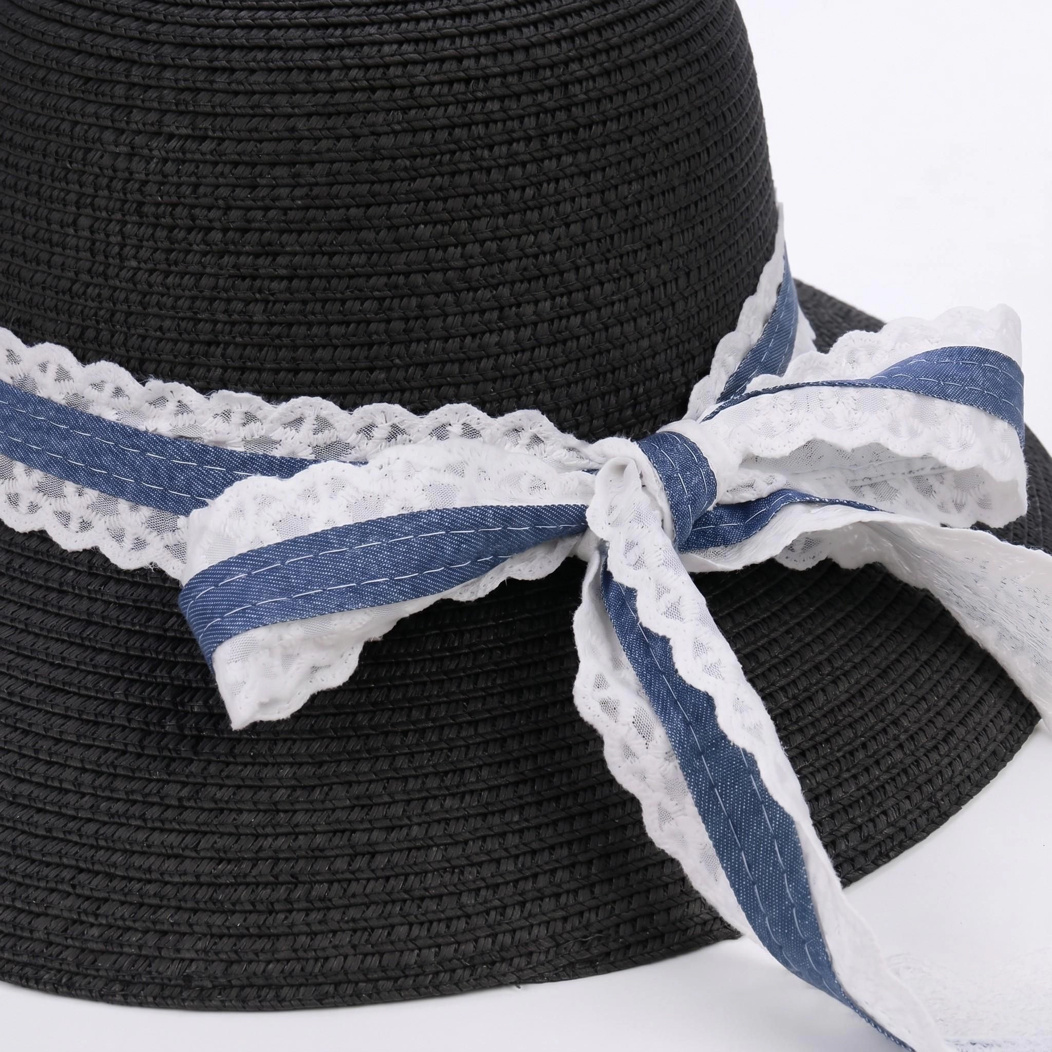 Anna-Kaci Womens Lightweight Wide Brim Straw Sun Hat Foldable Beach Summer UV Protection Hat