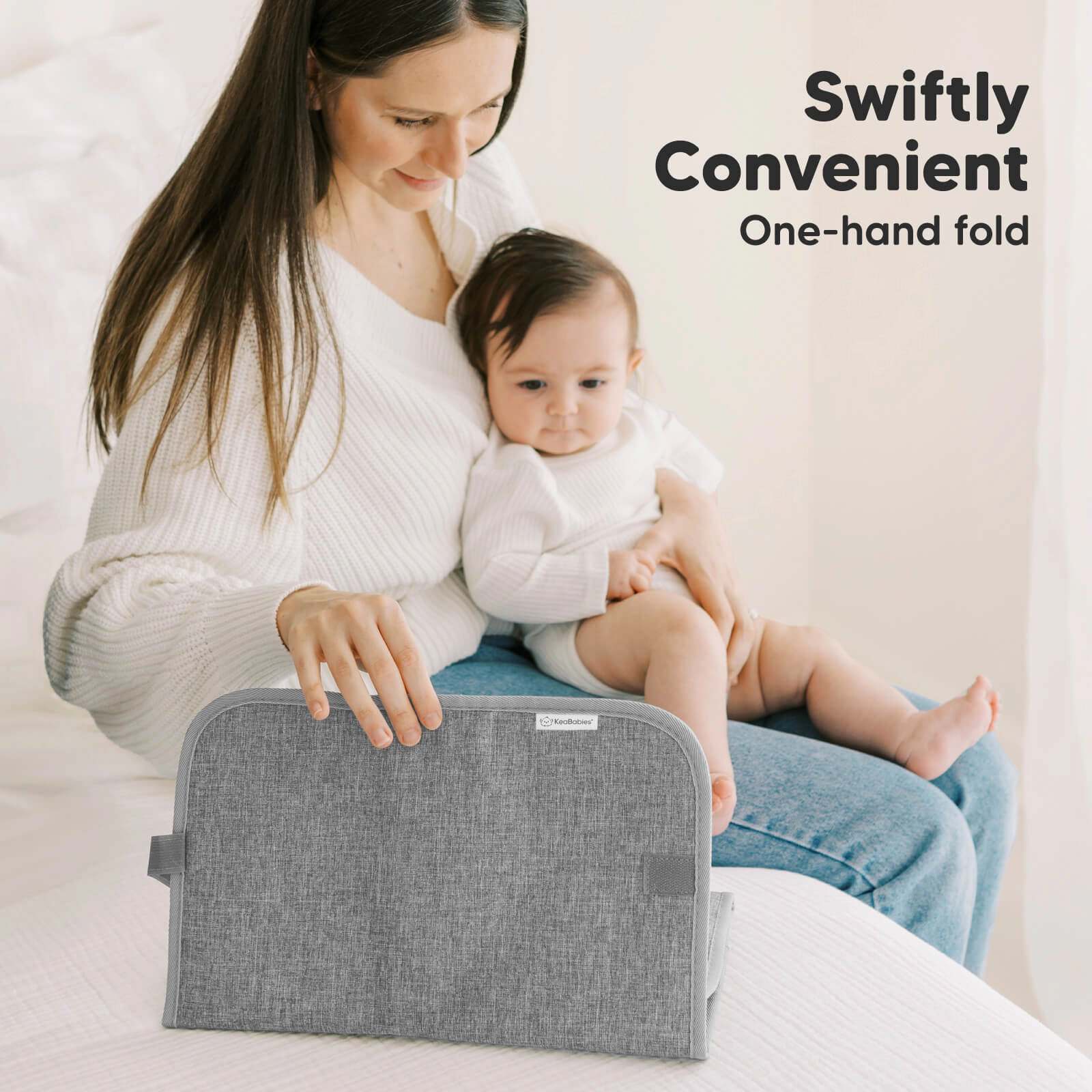 KeaBabies Swift Diaper Changing Pad for Baby Boys, Girls