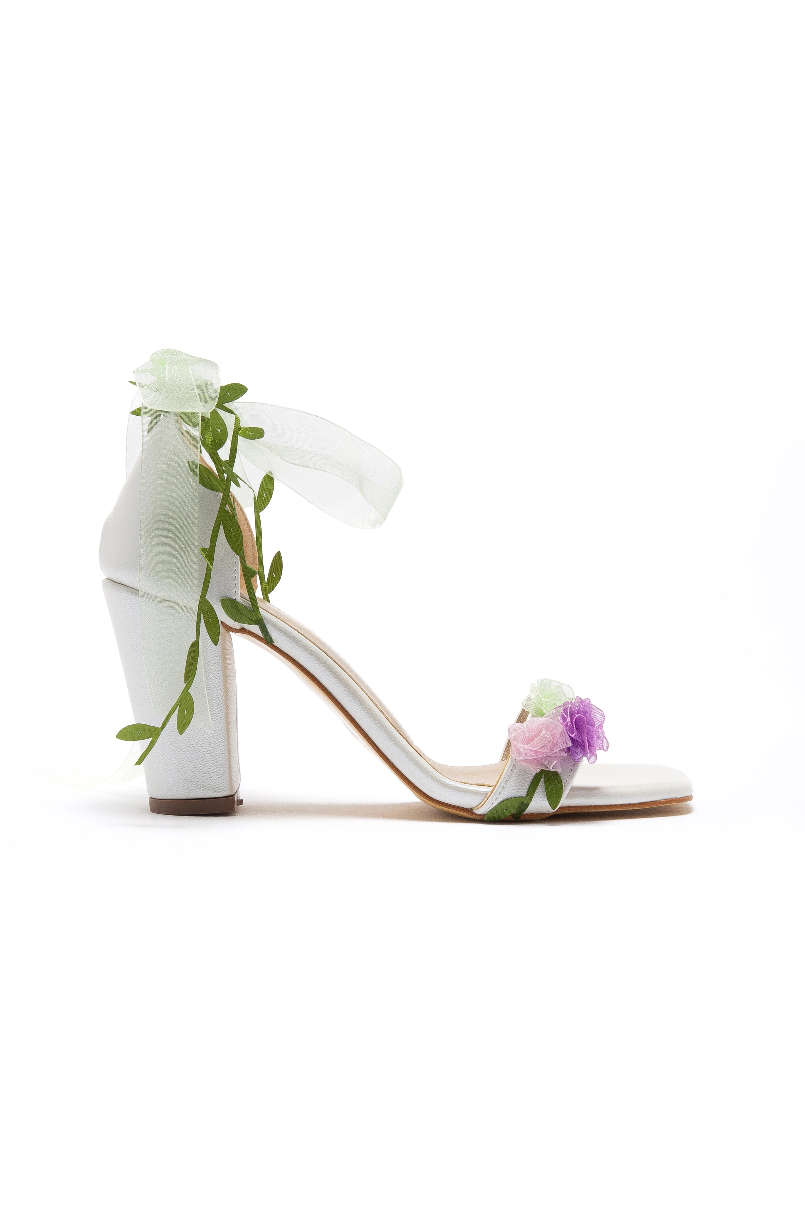 Forever & Always Womens Blosse Floral Bridal Heels