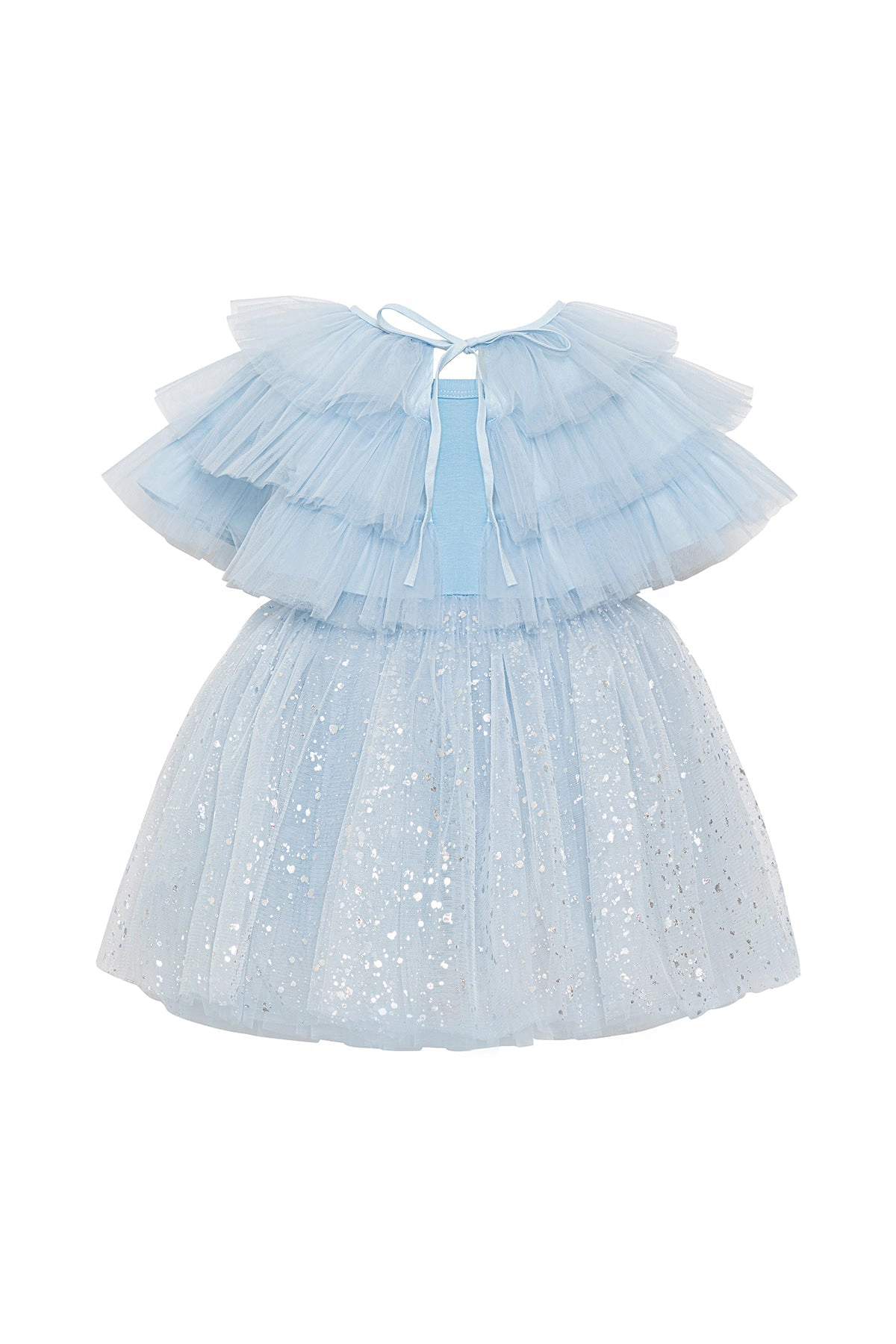 Mini Celebrities Girls Sparkle Blue Dress Set
