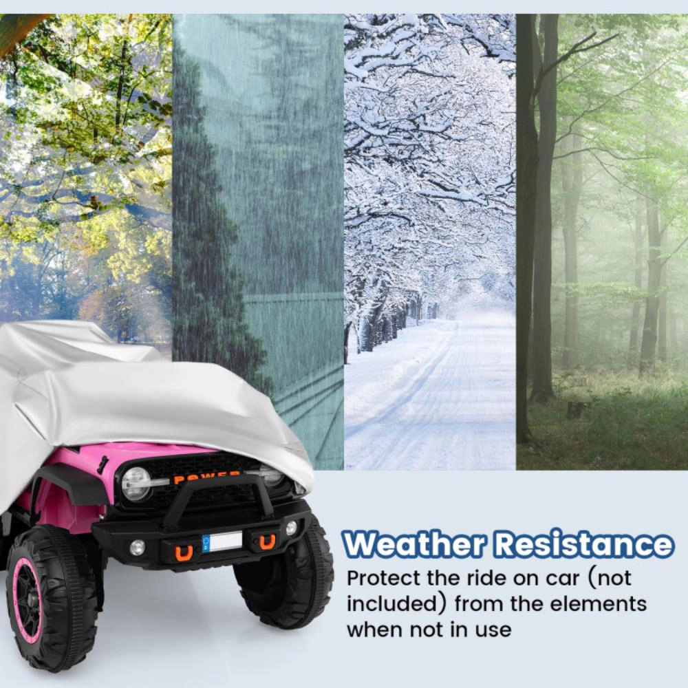 Hivvago (Only Cover) Kids Car Cover for Power Ride-On Toy Car with Storage Bag