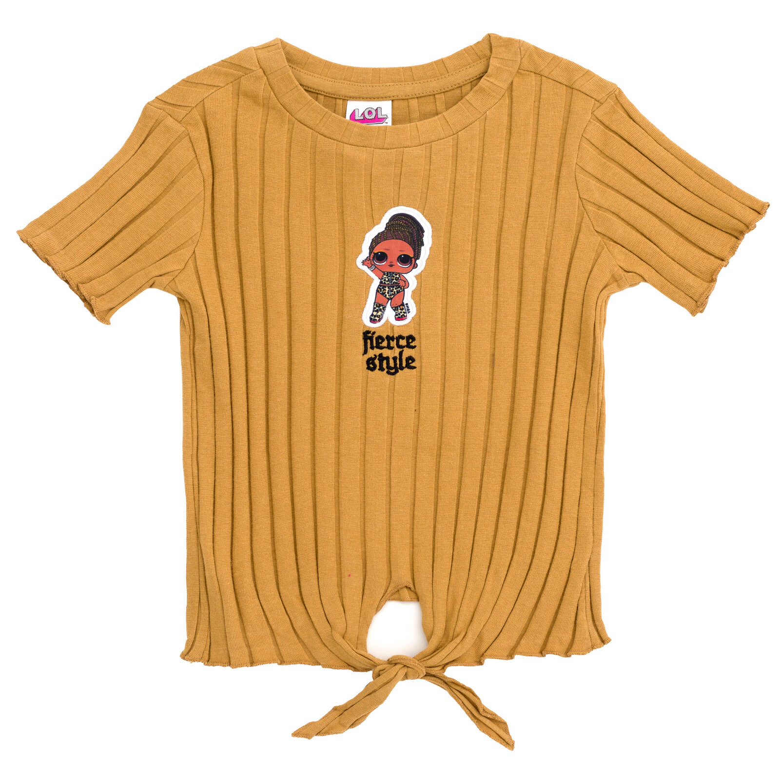 L.O.L. Surprise! Fierce Girls' Ribbed T-Shirt and Flare Pants Set