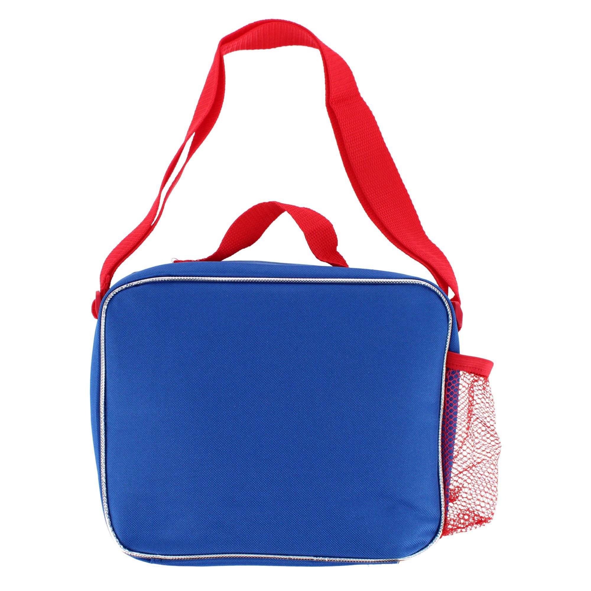 CTM Boy's Sonic the Hedgehog Lunchbox with Side Pocket