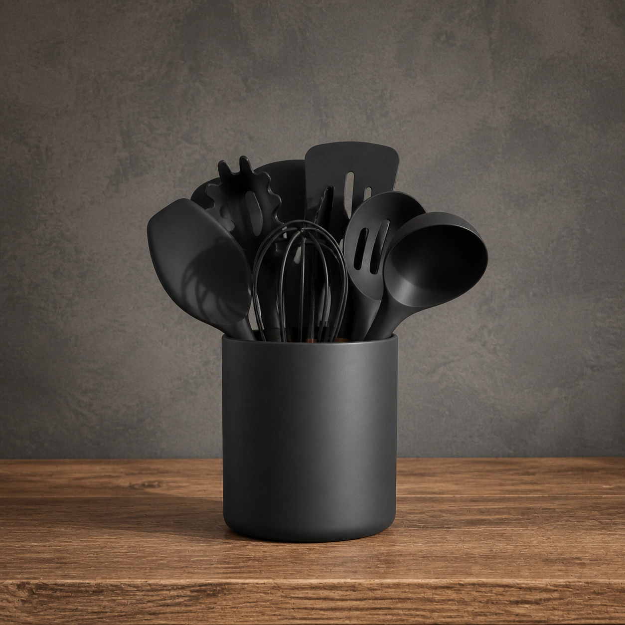 WZK Large Ceramic Easy Clean Modern Farmhouse Kitchen Utensil Holder