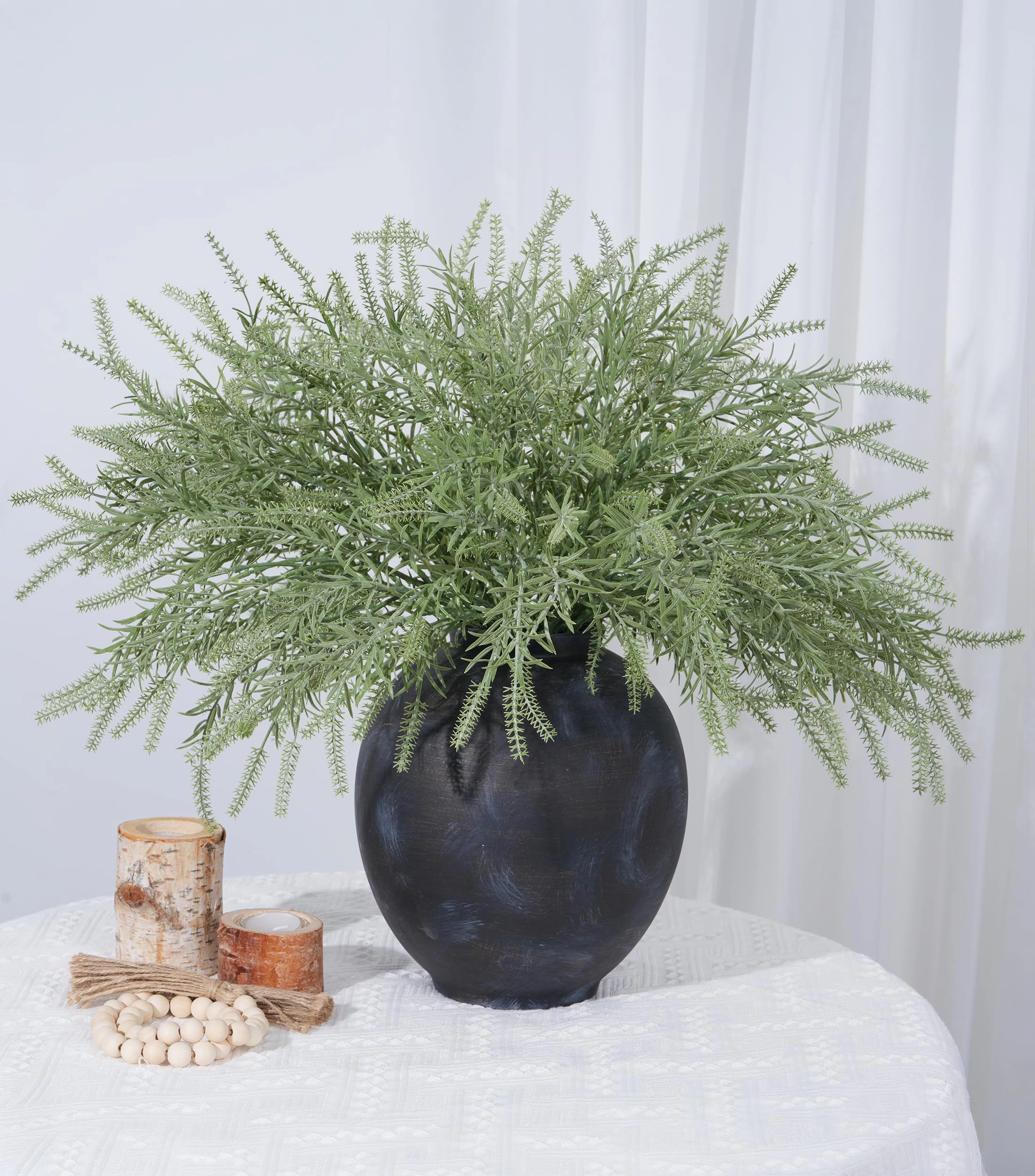 PUPWE Artificial Leaf Spray Stems Greenery Decor